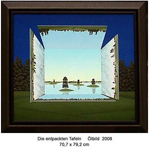 Franz Politzer: Die entpackten Tafeln, 2008